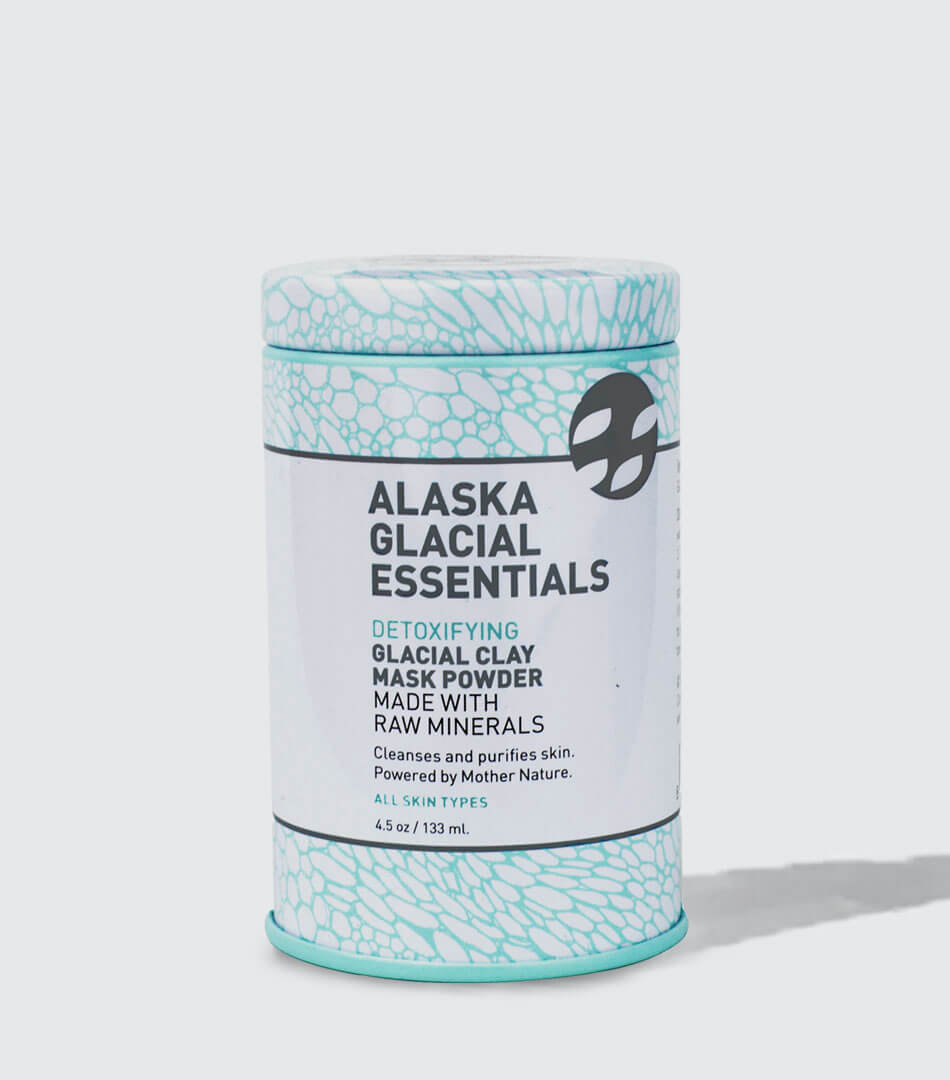 raw detoxifying clay powder glacial mud