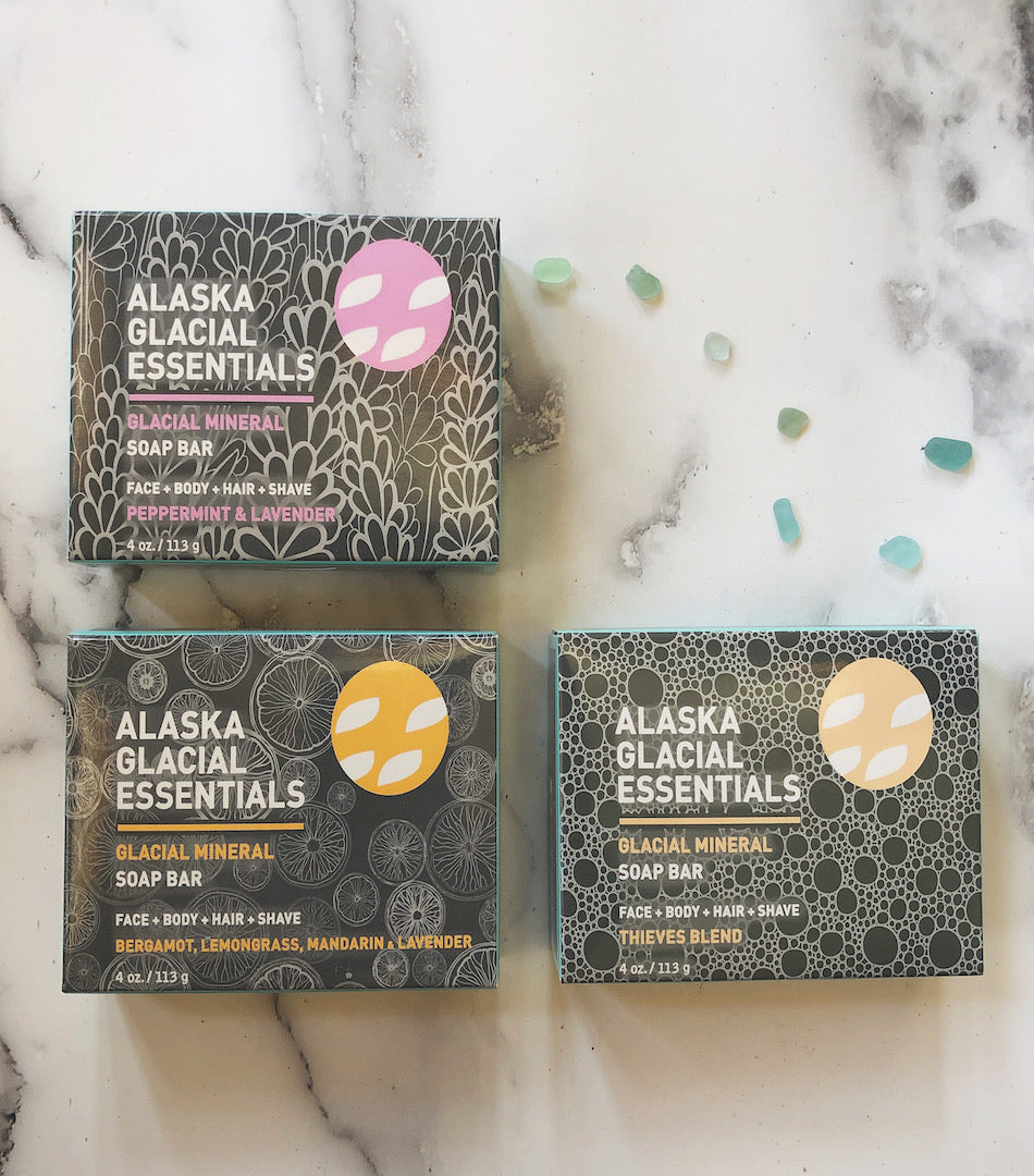 packing of 3 soaps
