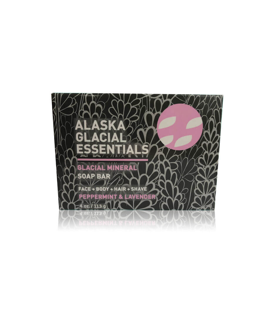 lavender peppermint soap front