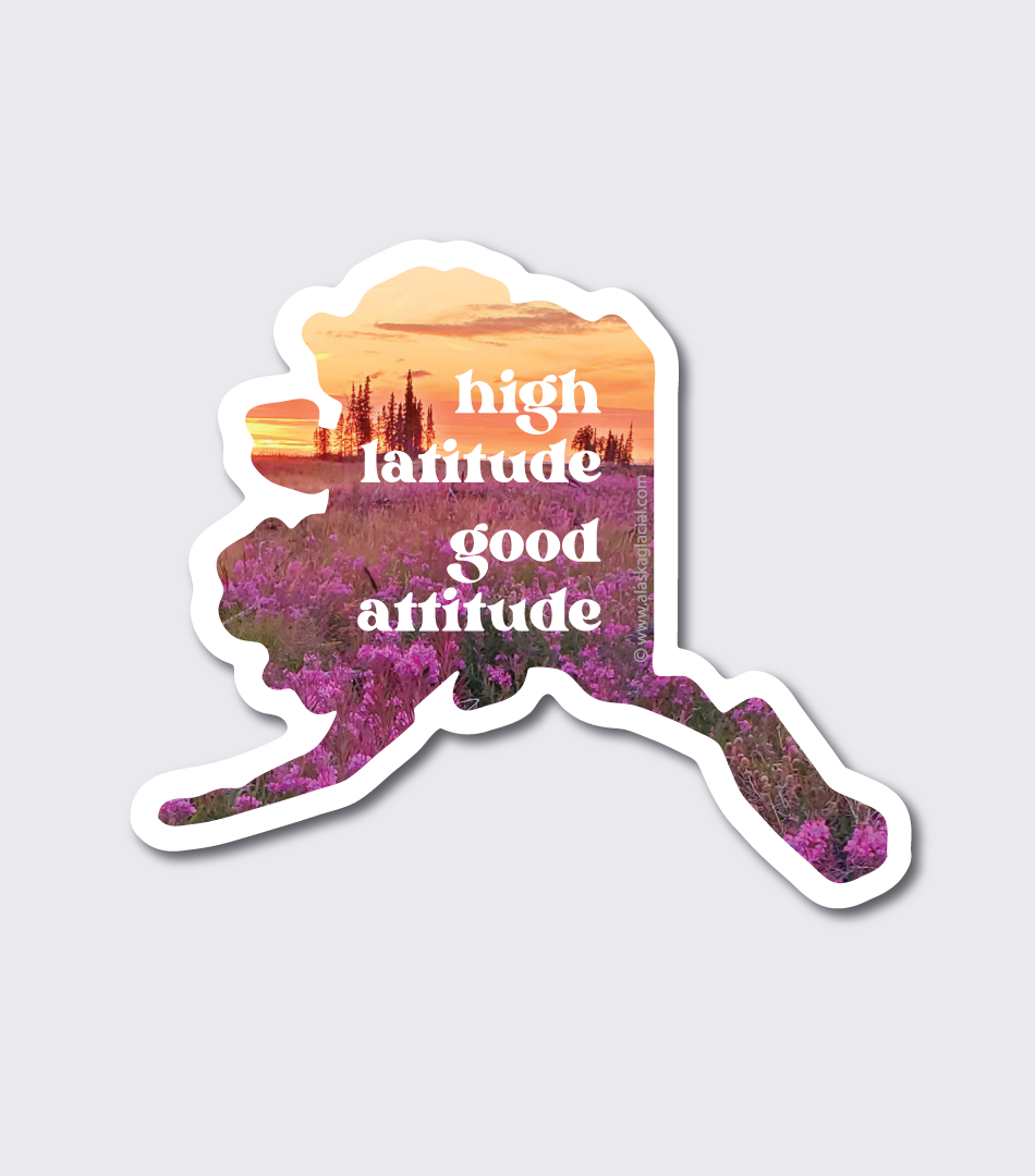 Pegatinas de buena actitud de Alaska