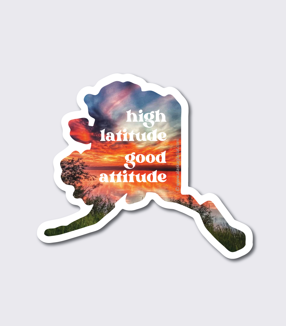 Pegatinas de buena actitud de Alaska
