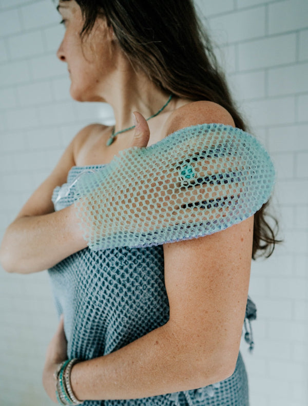 Guante de baño de doble cara Supracor