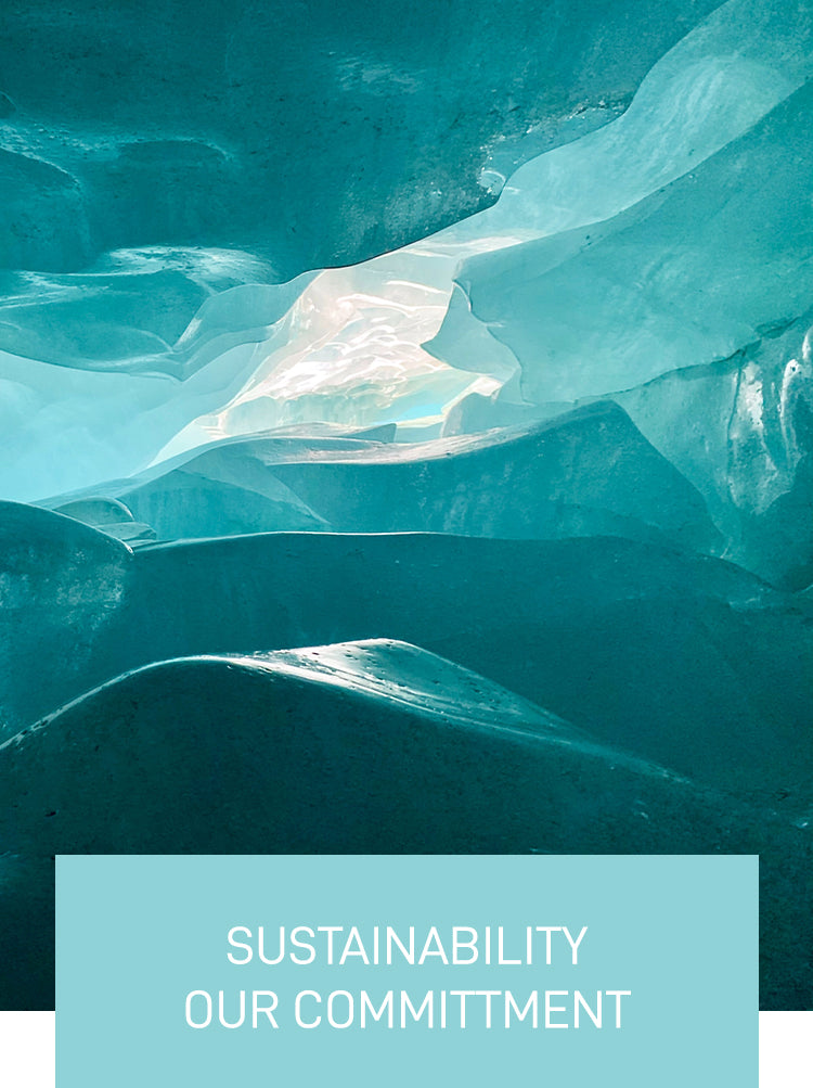 close up glacial ice