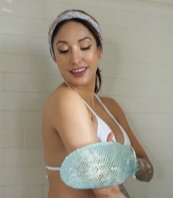 Guante de baño de doble cara Supracor