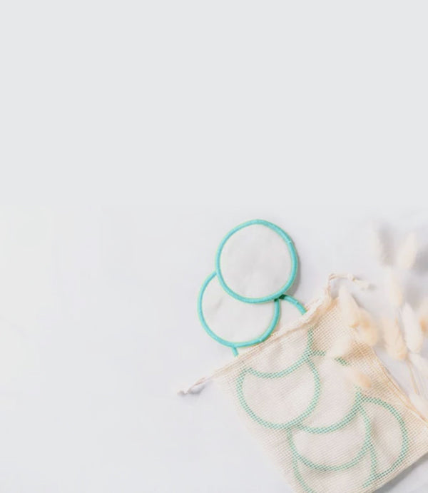 Bamboo Cotton Rounds Laundry Bag Set