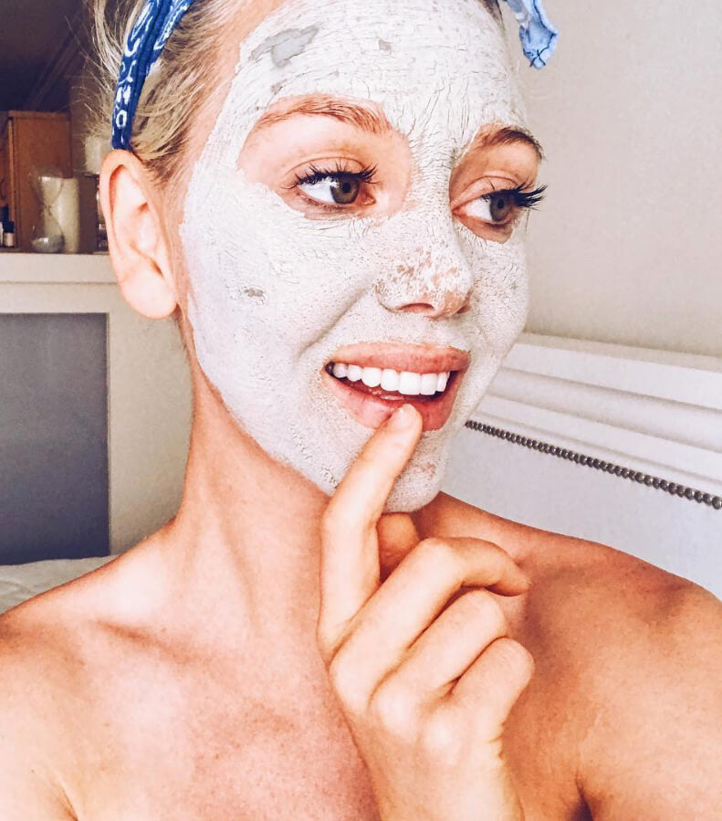 diy clay face mask glacial mud